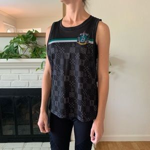 Slytherin Harry Potter mesh muscle tank sz S NWT